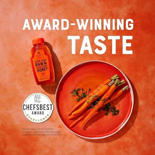 Nate's 100% Pure, Raw & Unfiltered Honey - Award-Winning Taste, 32oz. Squeeze Bottle thumbnail 6