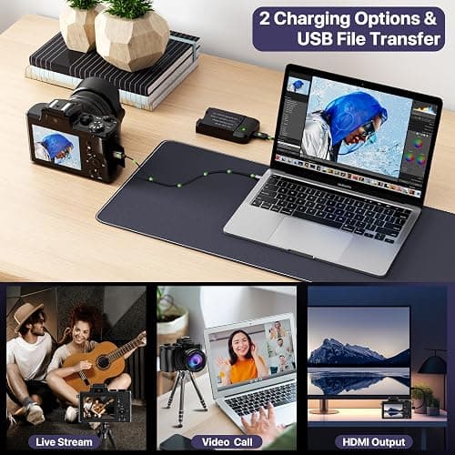 8K Digital Cameras for Photography with WiFi,Autofocus 88MP Vlogging Camera for YouTube with Dual-Lens,16X Digital Zoom Point and Shoot Camera,3.2''Touch Screen, Anti-Shake,2 Batteries &Charging Stand thumbnail 7