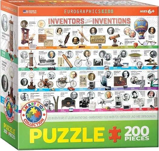 EuroGraphics Great Inventions Jigsaw Puzzle (200-Piece) - Image 1