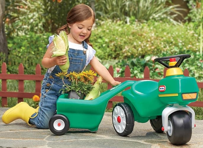 Little Tikes Tractor & Cart, Foot-to-Floor Ride-On, for Boys and Girls Ages 1-5 Years thumbnail 5