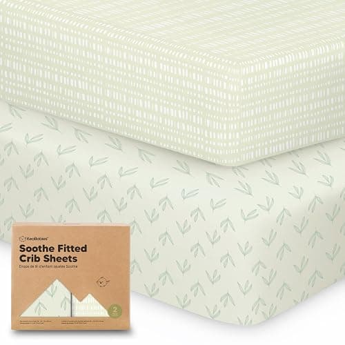 2-pk Organic Cotton Crib Sheets  - Image 1