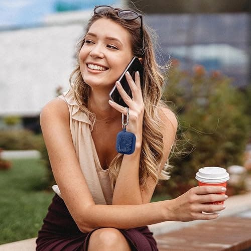 Lerobo for Airpods 4 Case Cover with Cleaner Kit, Cute Soft Silicone Skin Full Protective Case Cover with Keychain Compatible with Apple Airpods 4 Case 2024, Midnight Blue thumbnail 5