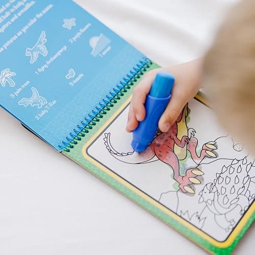 Melissa & Doug On The Go Water Wow! Reusable Water-Reveal Activity Pad – Dinosaurs - Dinosaurs thumbnail 3