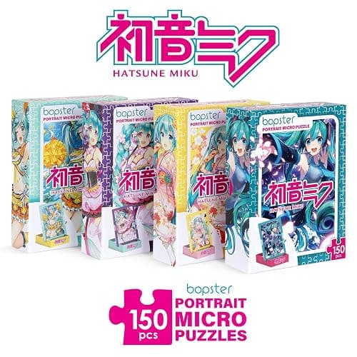 Hatsune Miku Japanese Virtual Singer Collectable Portrait Micro Puzzle – Kimono Design | 150 Pieces, Compact & Detailed | Perfect for Teens, Kidults, & Adult Collectors thumbnail 8