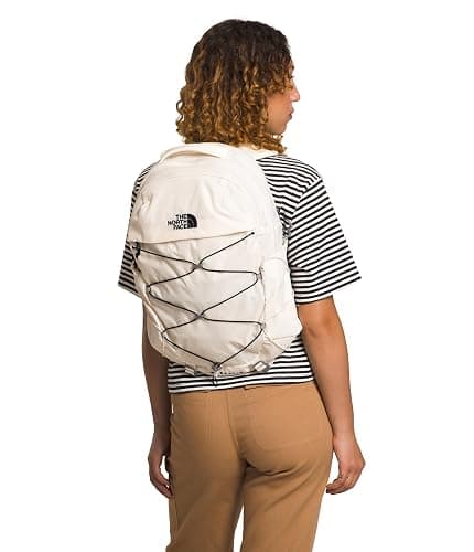 THE NORTH FACE Women's Borealis Commuter Laptop Backpack | Everyday Travel Bag with 16" Laptop Sleeve, Women-Specific Fit, Reflective Details, Gardenia White/TNF Black-NPF, One Size thumbnail 6