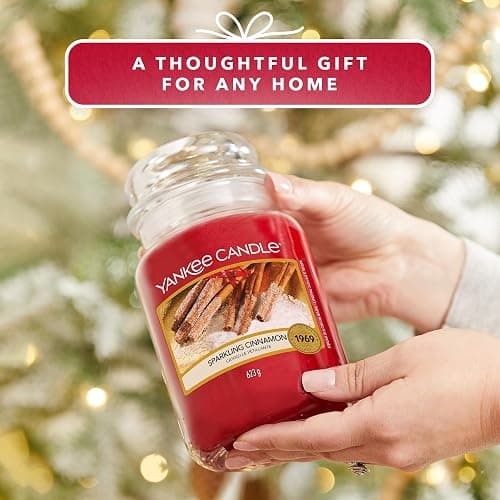 YANKEE CANDLE Candele In Giara, Cannelle Scintillante, Grande thumbnail 2