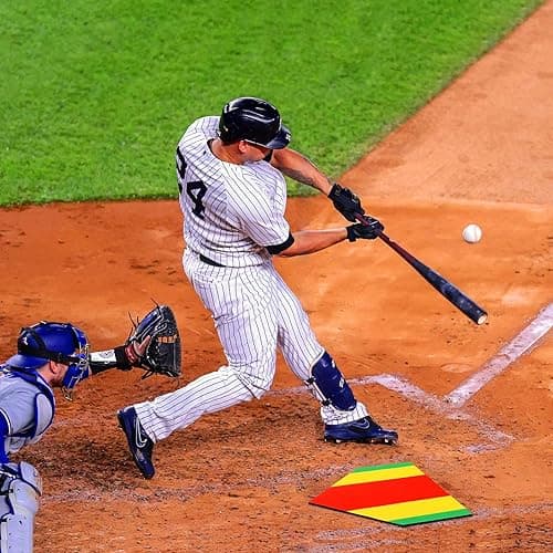 TOBWOLF Baseball & Softball Home Plate, Colored Blended Non-Slip Mat for Pitching & Hitting Practice, 17” Official Size Baseball Zone Training Home Plate, Portable Indoor Outdoor Pitchers Plate thumbnail 8