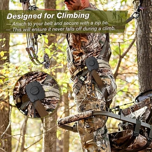 Tomaki Retractable Bow Hoist, 29.5FT Bow & Gear Hoist for Tree Stand, Bow Rope with Crank Handle for Easy Rope Rewinding, Premium Gear Rope, Must Have Accessories for Tree Stand Climbing Safety thumbnail 3