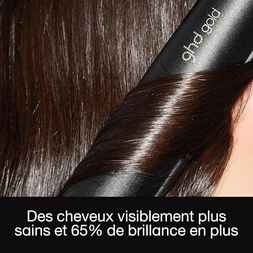 ghd - Lisseur cheveux ghd gold - Fer à lisser professionnel - Cheveux plus lisses, 65% plus brillants, sans chaleur extrême - Lisseur boucleur, design arrondi - Idéal tous types de cheveux thumbnail 5
