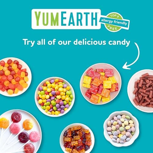 YumEarth Organic Assorted Flavor Fruit Snacks - Allergy Friendly (Top 9 Free), No Artificial Dyes or Flavors, Non GMO, Gluten Free, Vegan Candy Snacks - 0.7 Ounce (Pack of 5) (3.5 Ounce Box (Pack of 5), Fruit) thumbnail 9