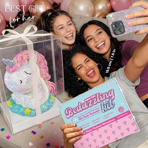 Rhinestones Bedazzling Kit 25000Pcs 18 Essential Colors for 20+ DIY Crafts | Multicolor 3mm Flatback Bedazzler Gems Kit with Rhinestones & 3Pcs Glue, Starter Friendly Diamond Art Birthday Gift for Women thumbnail 6