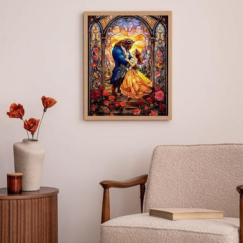 Bellatoi Diamond Painting, Diamond Art, Diamond Painting Pictures for Adults and Children, DIY Painting Kits for Bedroom Living Room Wall and Entrance Decoration thumbnail 4