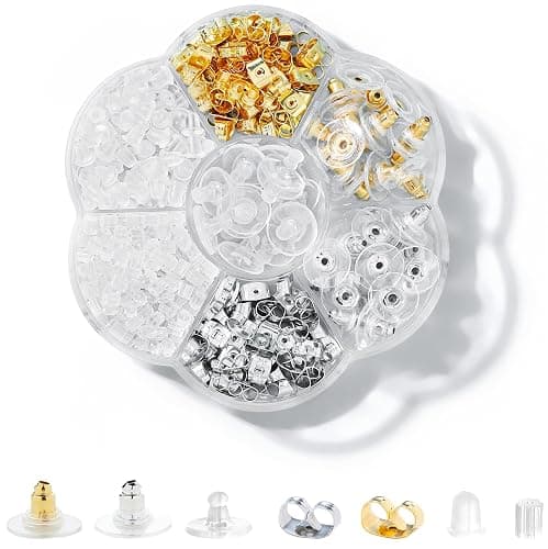 7 styles, earrings backs - Image 1
