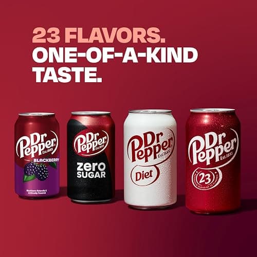 Dr Pepper Soda, 12 fl oz cans, 12 pack thumbnail 5