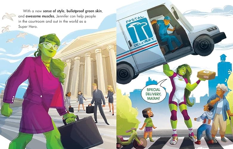 She-Hulk Little Golden Book (Marvel) thumbnail 3