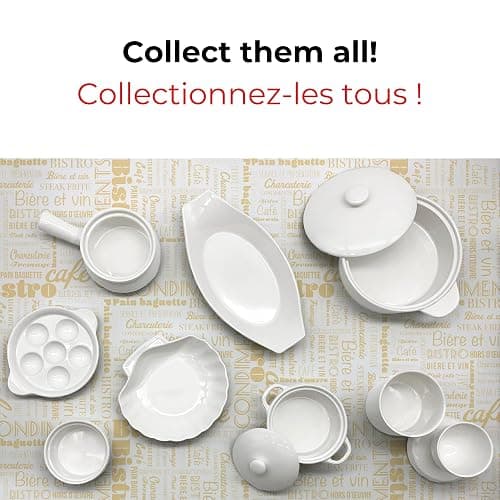 Starfrit Gourmet Bistro - Brie Baker Set - White Porcelain - Oven, Microwave and Dishwasher Safe - Versatile Use thumbnail 10