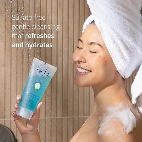 Inis the Energy of the Sea Refreshing Bath and Shower Gel - Sulfate Free Body Wash for Women and Men - Ocean Fresh Fragrance - 7 Fluid Ounce thumbnail 3