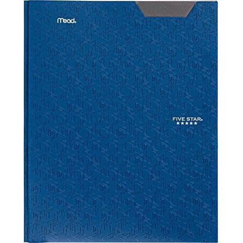 Five Star 2 Pocket Folder, Stay-Put Folder, Plastic Colored Folders with Pockets & Prong Fasteners, for Home, School Supplies & Home Office, 11” x 8-1/2”, Blue (72115) (Pack of 2) thumbnail 9