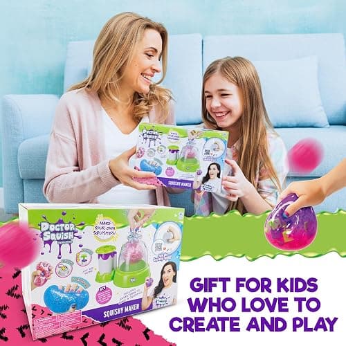 Doctor Squish Squishy Maker Kit – DIY Squishy Making Station | Make Your Own Squishies with Slime Powder, Sparkles & TPR Balloons | Fun Stress Ball & Squishy Kit for Kids Ages 8 & Up thumbnail 8
