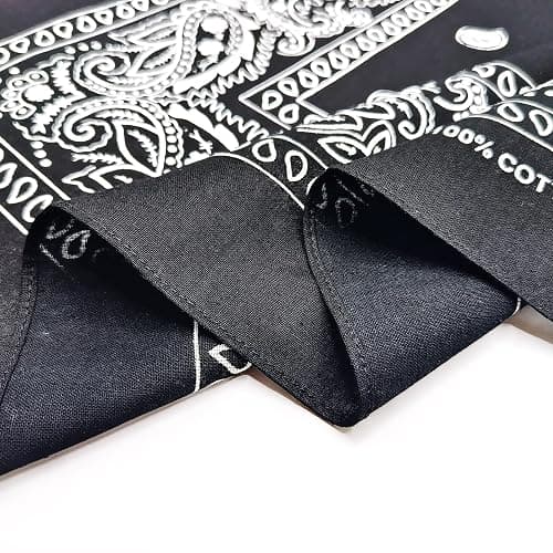APIGANIZ 100% Cotton Bandanas, 21 x 21 inches, Set of 6 thumbnail 2