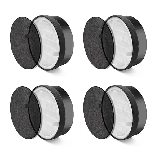 GENERAL | Amazon | LEVOIT Air Purifiers for Bedroom Home, 3-in-1 Filter Cleaner with Fragrance Sponge for Better Sleep, Filters Smoke, Allergies, Pet Dander, Odor, Dust, Office, Desktop, Portable, Core Mini-P, White - Air Purifier - White thumbnail 4