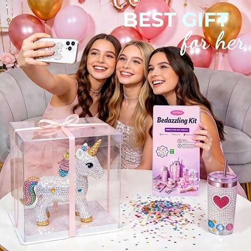 Bedazzling Kit 44000Pcs 50 Colors 3mm Resin Jelly Rhinestones - Diamond Art | Multicolor Flatback Gems Nail Crafting Makeup, with 4Pcs 10ml B7000 Jewelry Glue & Tools - Christmas Birthday Gifts for Women thumbnail 2