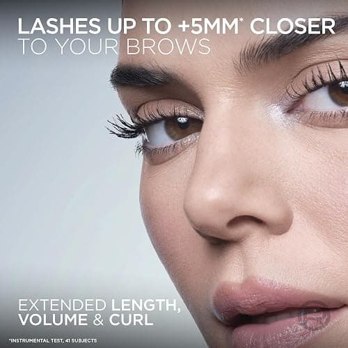 L'Oréal Paris Lengthening Mascara, Telescopic Extensionist, shade Black | Extended Length, Instant Lash Lift Effect, Up To 24H Hold, Does Not Flake Off, Smudge Resistant thumbnail 3