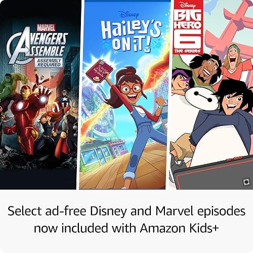 Amazon Fire HD 10 Kids Pro tablet (newest model) ages 6-12. Bright 10.1" HD screen, includes ad-free content, robust parental controls, 13-hr battery and slim case for older kids, 32 GB, Nebula thumbnail 4