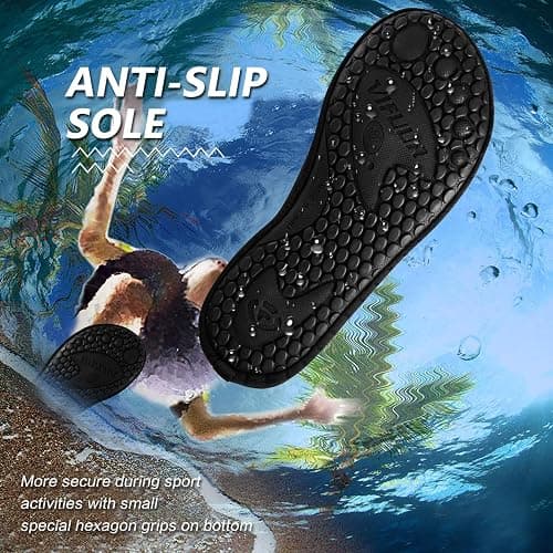VIFUUR Water Sports Shoes Barefoot Quick-Dry Aqua Yoga Socks Slip-on for Men Women thumbnail 4