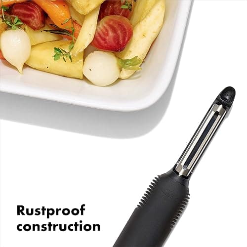 OXO Good Grips Swivel Peeler, Black thumbnail 8
