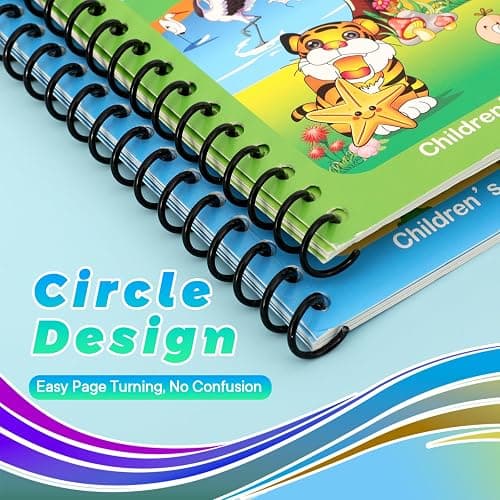 CMTOOP 4 Pack Reusable Water Coloring Books for Toddlers, Paint with Water Books,Mess-Free Coloring Book, Portable Educational Doodle Drawing Toy, Improving Children's Imagination, Color Perception thumbnail 5