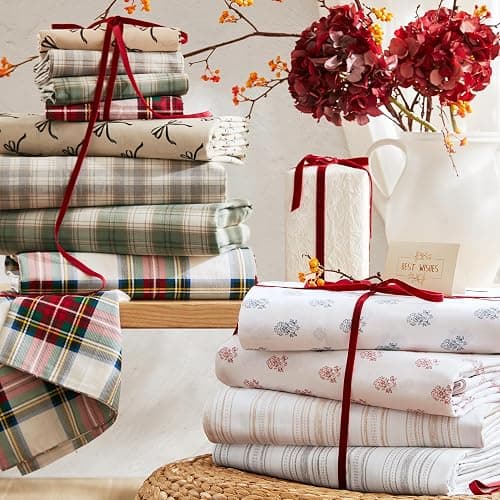 Comfort Spaces 100% Cotton Sheets King, Breathable, Naturally Cool Cotton Sheets, Cotton Bed Sheets with 14" Elastic Pocket Fits up to 16" Mattress, All Seasons Sheet Set, Good Vibes Taupe 4 Piece thumbnail 10