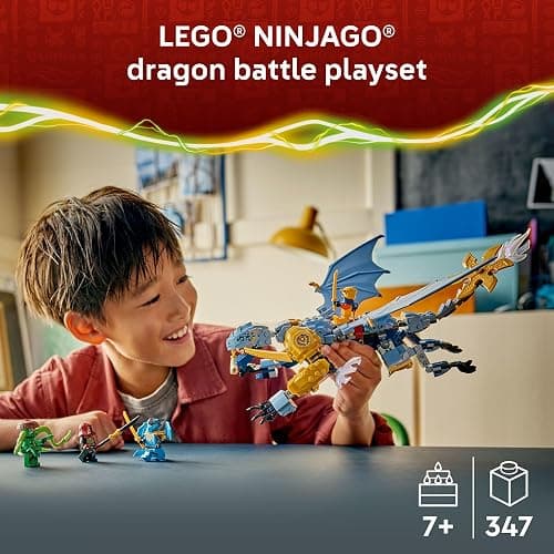LEGO NINJAGO Ninja Dragon Riyu’s Battle Building Toy for Boys & Girls - Ninja Poseable Dragon Toy Playset for Kids, Ages 7+ - Includes 4 Minifigures for Pretend Play - Gift Idea for Birthdays - 71855 thumbnail 2