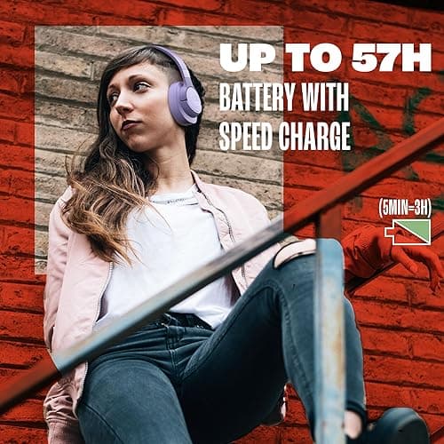 JBL Tune 720BT - Wireless Over-Ear Headphones with JBL Pure Bass Sound, Bluetooth 5.3, Up to 76H Battery Life and Speed Charge, Lightweight, Comfortable and Foldable Design (Black) thumbnail 6