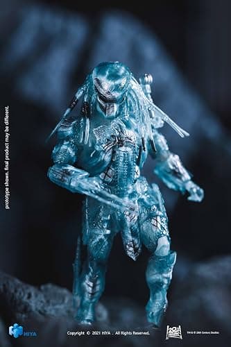 Hiya Toys Exquisite Mini Series 1/18 Scale 5 Inch AVP Active Camouflage Scar Action Figure thumbnail 3