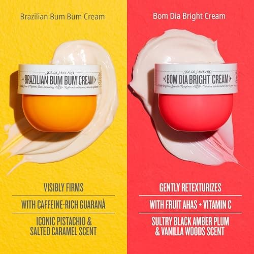 Sol de Janeiro Mini Body Cream Duo Brazilian Bum Bum & Bom Dia Bright Cream | Trial Set, Travel Size, Beauty Minis, 2 Piece Set 25 mL, $24 Value thumbnail 2