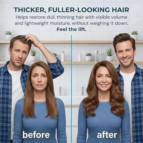 Biotin Hair Thickening and Growth Spray for Thinning and Texturizing - Hair Loss Prevention Tonic for Men and Women thumbnail 2