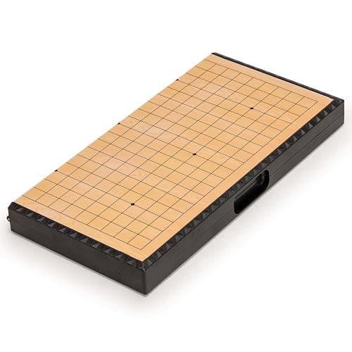 YMI Magnetic Travel Go Game Set, 11-Inch Compact 19x19 Board, 361 Stones | 19x19 magnetic Go set, 11 x 11 x 0.6 in folding board, 361 magnetic stones, 2 bowls, weighs 1.72 lbs. thumbnail 9