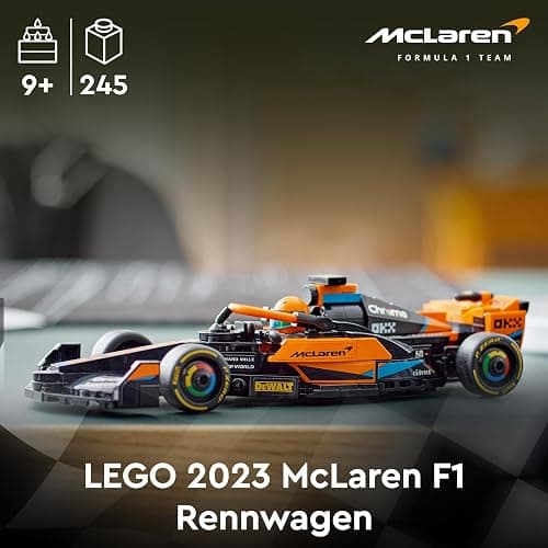 LEGO Speed Champions McLaren Formel 1 Rennwagen 2023, Spielzeug für Kinder ab 9 Jahren, Jungen und Mädchen, die gerne selbstständig Spielen, baubares Fahrzeugmodell, Kinderzimmer-Dekoration 76919 - Single thumbnail 3