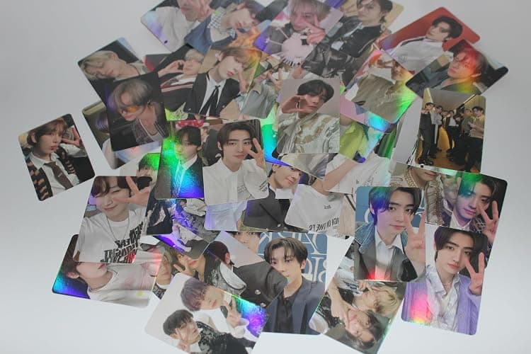 Yuto kpop Laser Photocard 55pcs Laser Card Kpop LOMO Cards Kpop Album Card lase message Postcard Gift for Fans Daugher thumbnail 4