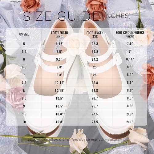 Accloris Women’s Mary Jane Shoes Platform Chunky Heel Mary Janes Round Toe Double Strap Pumps Goth Uniform Dressy Lolita Vintage Cosplay Pumps Comfort Cute Trendy Shoes thumbnail 6