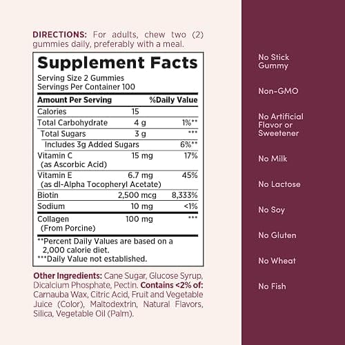 Hair, Skin, Nails Vitamins thumbnail 7