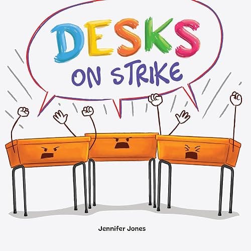On Strike Box Set 2, Books 9-16: Books on Strike, Tablets on Strike, Paints on Strike, Play Dough On Strike, Markers on Strike, Highlighters on Strike, Sharpeners on Strike, Desks on Strike thumbnail 4