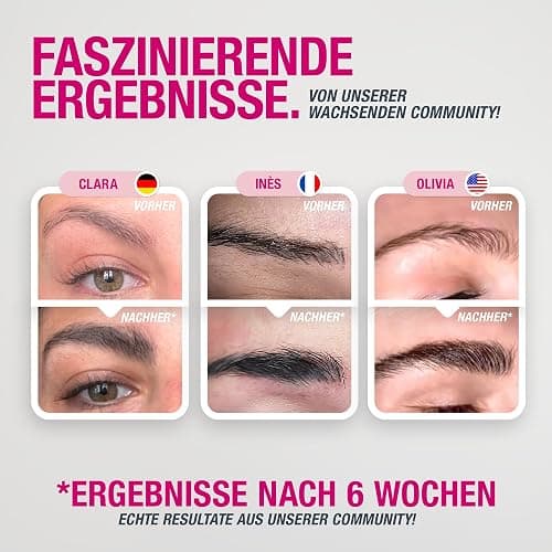 BROWCOCA!NE® Augenbrauen-Serum für schnelles Wachstum & volle Brauen | veganer Eye-Brow Booster by Svenja Walberg | Testsieger Augenbrauen-Wachstum MADE IN GERMANY thumbnail 5