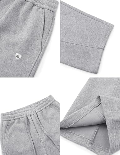 Aelfric Eden Mens Wide Leg Sweatpants Solid Arc Sweat Pants Open Bottom Casual Athletic Lounge Pants with Pockets thumbnail 6