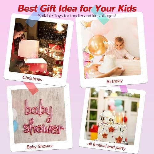 Vposyako 5 Pieces Unicorn Toys Stuffed Animals for Girls, 1 Mommy Unicorn with 4 Babies, Soft Plush Toys Gifts for Girls 3 4 5 6 7 8 9 Years, Kids, Children, Christmas, Birthday, Valentine's thumbnail 8