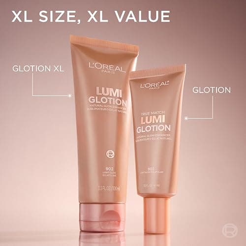 L'Oreal Paris Makeup True Match Lumi Glotion, Natural Glow Enhancer, Illuminator Highlighter, Bronzing Drops For a Sun-Kissed Glow For Face and Body, 902 Light, 1.35 fl oz thumbnail 2