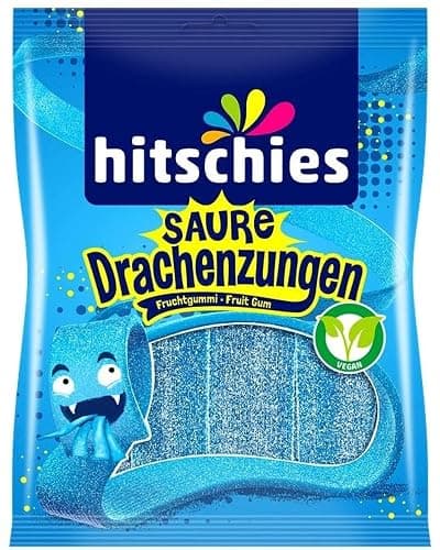 Hitschies Fruchtgummi, Saure Drachenzungen, 125 g - Image 1
