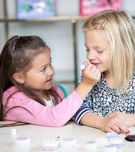 Klee Naturals Makeup Kit with Eye Shadow, Blush, Glitter Gel and Lip Shimmer. Kid-Friendly and Non-Toxic. Made in USA. (Breezy Does It) thumbnail 3
