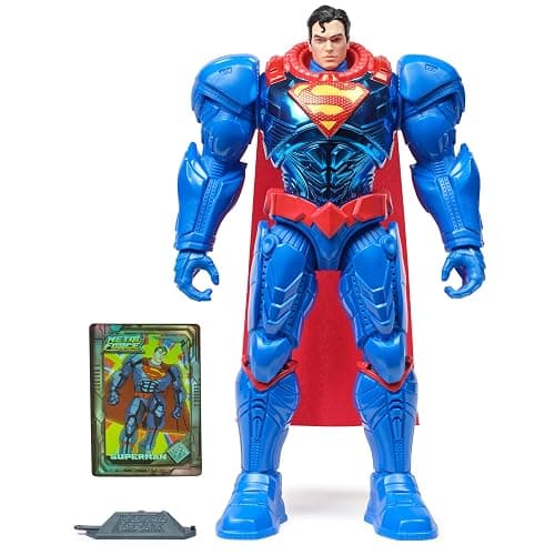 DC Comics, Metal Force Superman Action Figure, 12-Inch Extra Large Super Hero Collectible Kids Toys for Boys and Girls Ages 4 and Up - Image 1